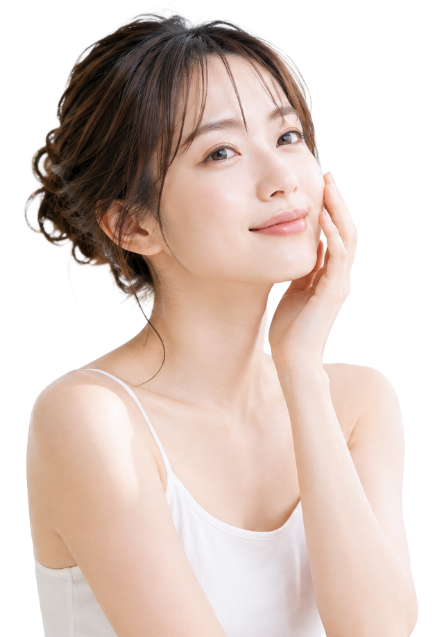 美肌の人